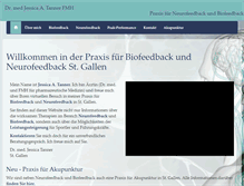 Tablet Screenshot of bio-neurofeedback.ch